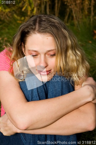 Image of Pensive woman