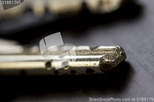 Image of Macro Shot of Keys on Top of the Table