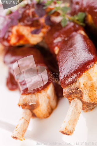 Image of Delicious grilled pork ribs