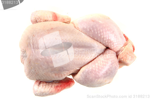 Image of raw chicken isolated