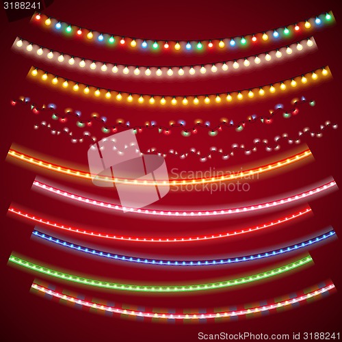 Image of Christmas Electric Garlands Set