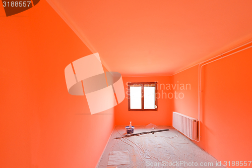 Image of Empty newly painted room