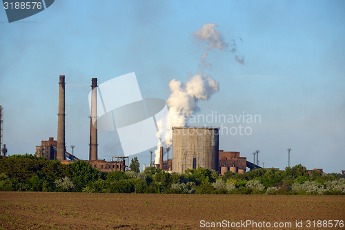 Image of Chimney of a Power plant