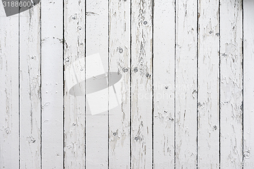 Image of White wooden fence closeup photo