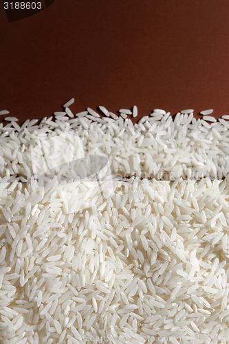 Image of White rice background