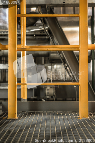 Image of Ladder in industrial interior