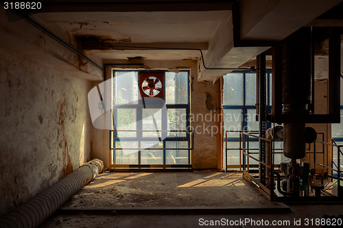 Image of Large glas window