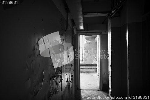 Image of Light through window at corridor