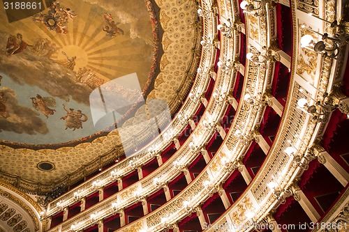 Image of Teatro San Carlo, Naples opera house, Italy