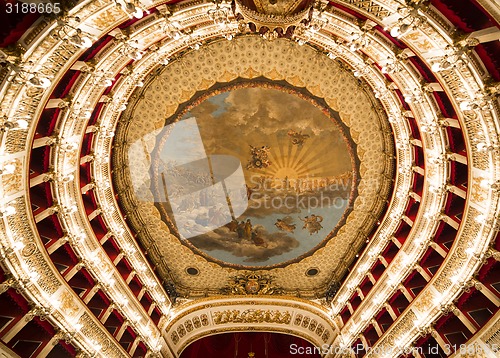 Image of Teatro San Carlo, Naples opera house, Italy