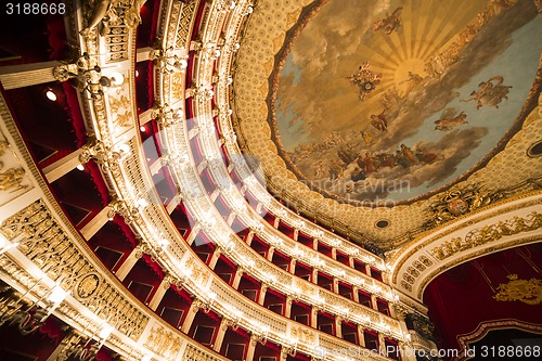 Image of Teatro San Carlo, Naples opera house, Italy