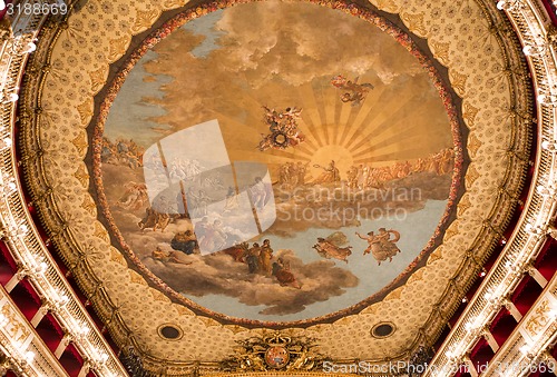 Image of Teatro San Carlo, Naples opera house, Italy