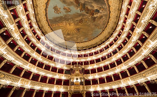 Image of Teatro San Carlo, Naples opera house, Italy