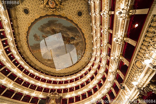 Image of Teatro San Carlo, Naples opera house, Italy