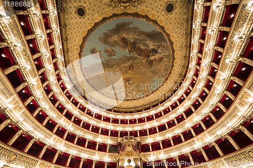 Image of Teatro San Carlo, Naples opera house, Italy