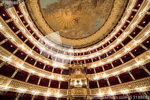 Image of Teatro San Carlo, Naples opera house, Italy