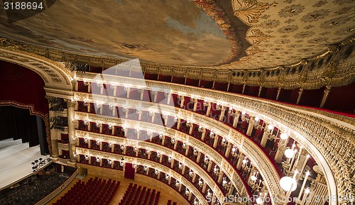 Image of Teatro San Carlo, Naples opera house, Italy