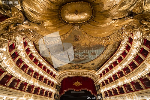 Image of Teatro San Carlo, Naples opera house, Italy