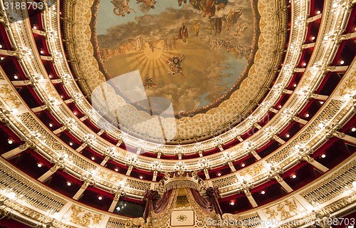 Image of Teatro San Carlo, Naples opera house, Italy