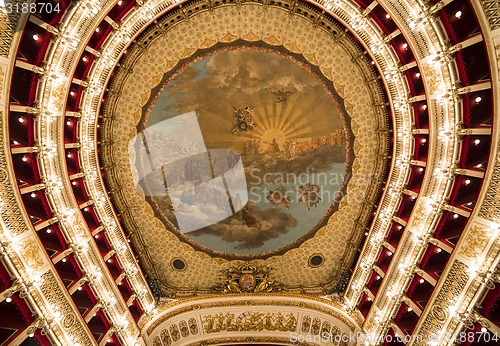 Image of Teatro San Carlo, Naples opera house, Italy