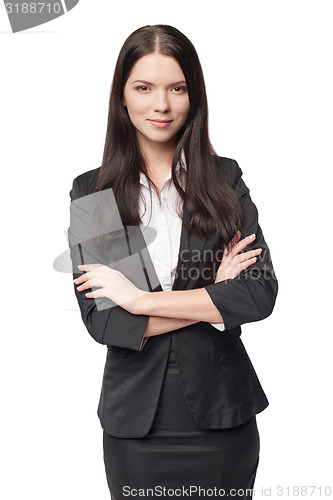 Image of Beautiful businesswoman portrait