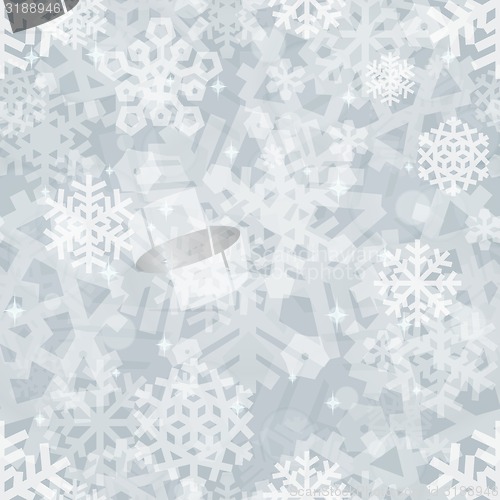 Image of shiny_light_snowflakes_seamless_pattern