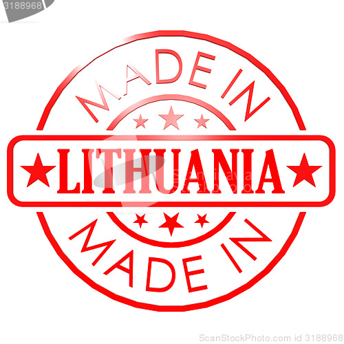 Image of Made in Lithuania red seal