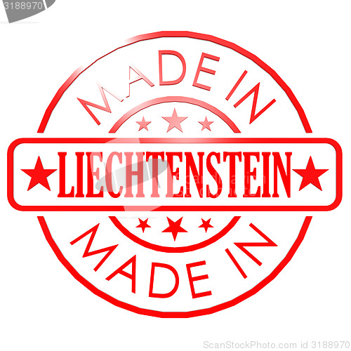 Image of Made in Liechtenstein red seal