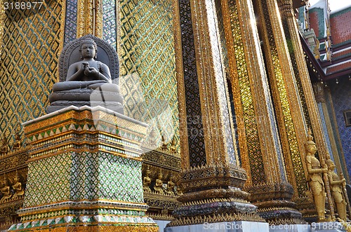 Image of A golden pagoda, Grand Palace, Bangkok, Thailand