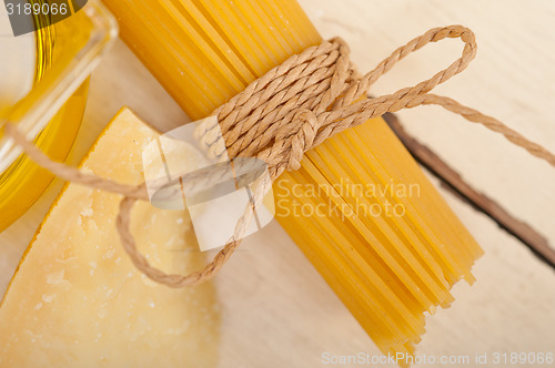 Image of Italian pasta basic food ingredients