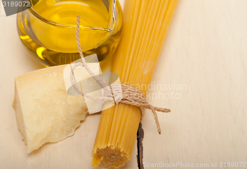 Image of Italian pasta basic food ingredients