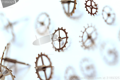 Image of Small parts of clock
