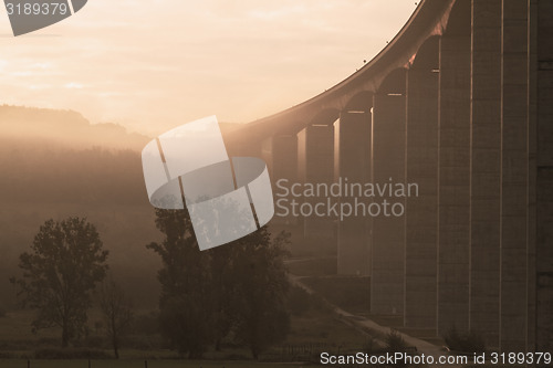 Image of Large highway viaduct ( Hungary)