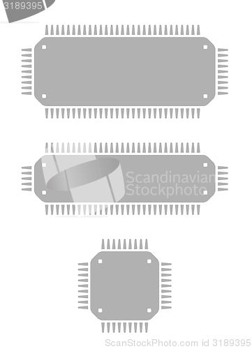 Image of microchips