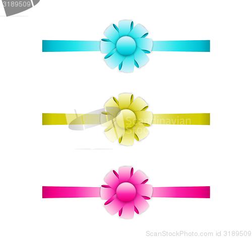 Image of collection of the three ribbons