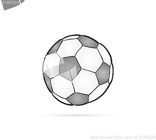 Image of football ball and shadow