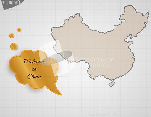 Image of welcome to china