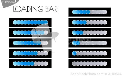 Image of blue loading bars