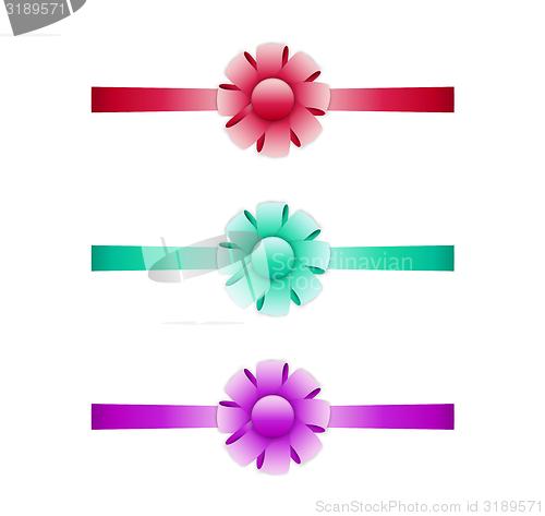 Image of collection of the three ribbons