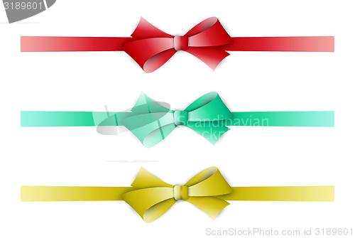 Image of collection of the three ribbons