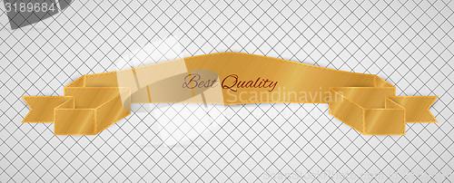 Image of gold quality label