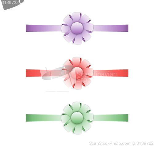 Image of collection of the three ribbons