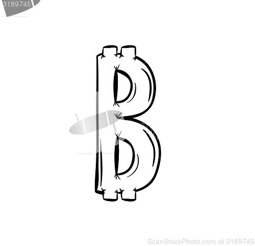 Image of bitcoin symbol