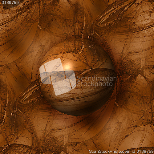 Image of Abstract Brown Globe