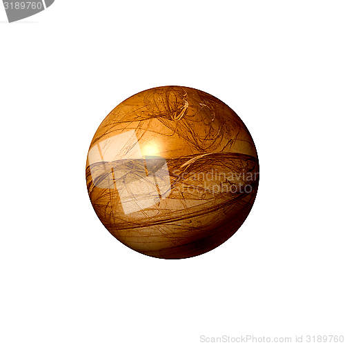 Image of Brown Abstract Globe