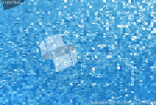 Image of Blue checkered abstract background