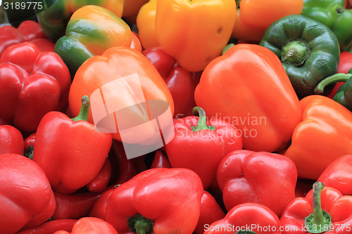 Image of red pepper bells background