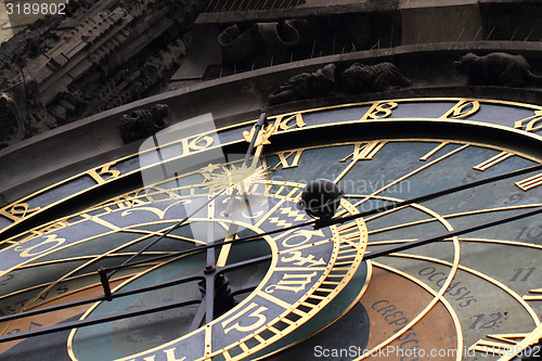 Image of Prague clock detail