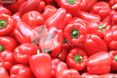 Image of red pepper bells background