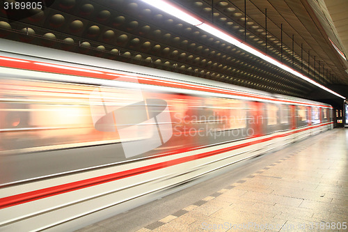 Image of prague subway station